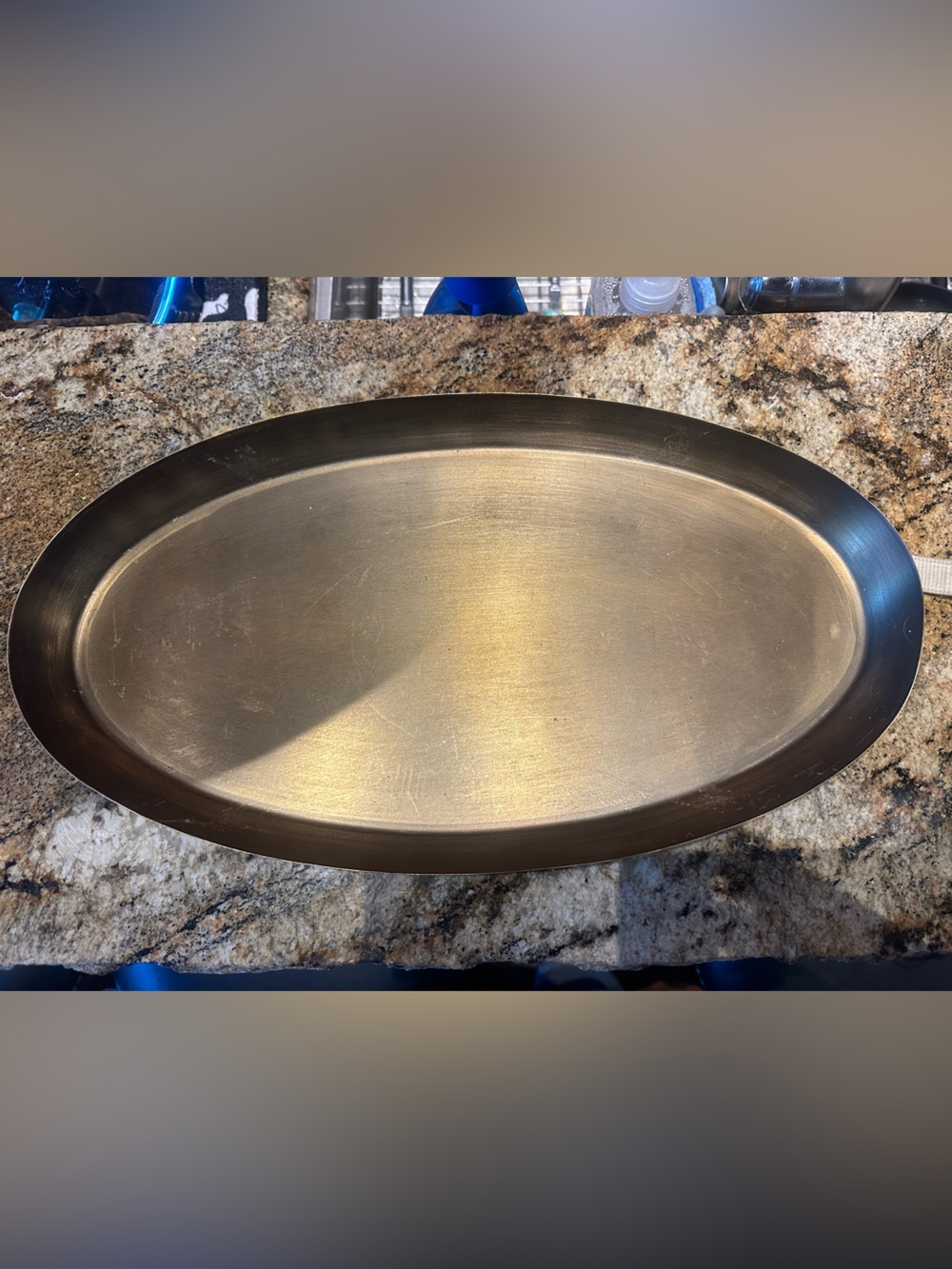 Threshold Oval Serving Tray in Dark Bronze